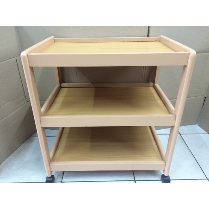 Terlaris Rak Tv Roda Kayu 3 Susun Minimalis Adindah Ab 300 Murah / Rak Tv Murah