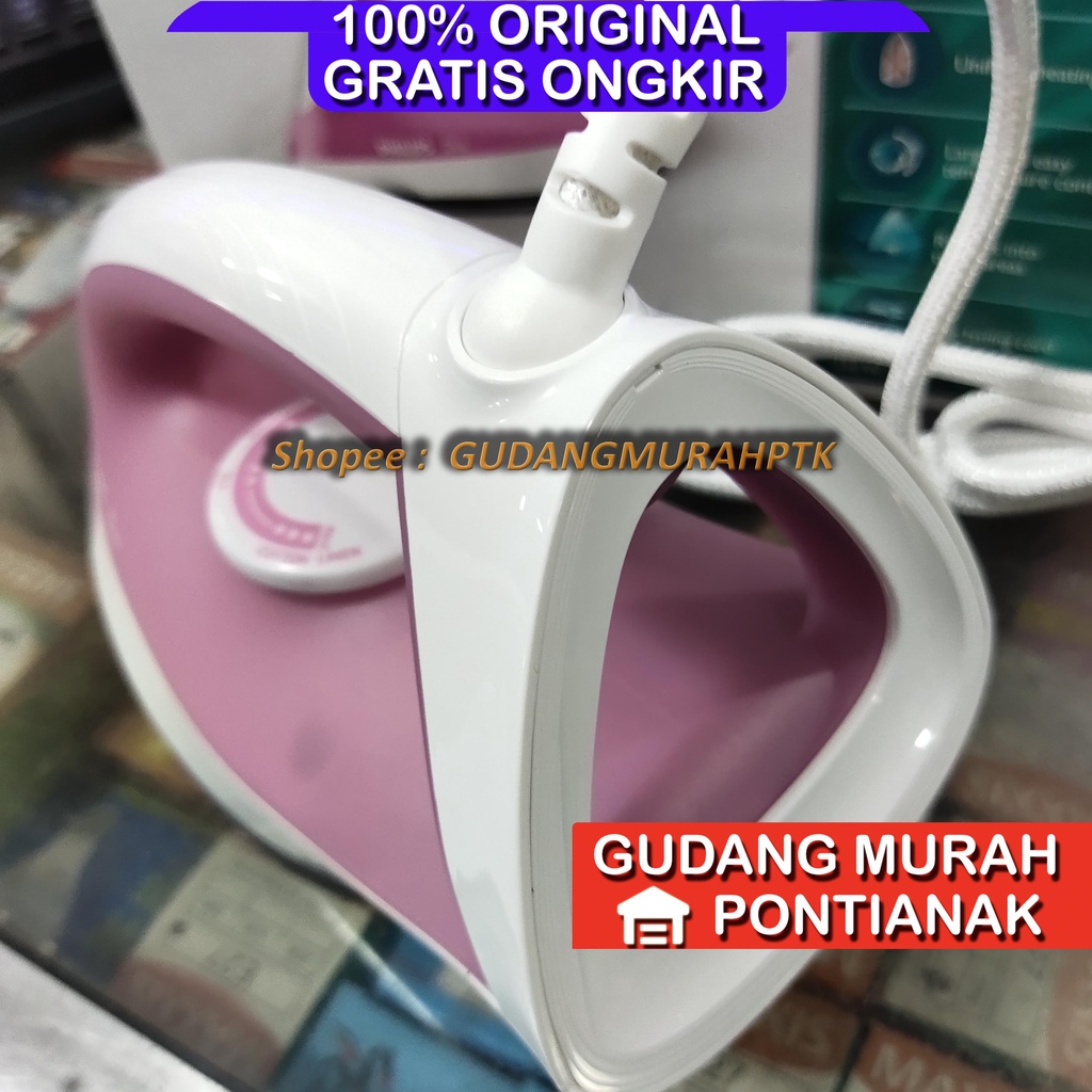 Setrika Philips GC 122 Gosokan Rapi diva iron PINK NEW Warna Baru