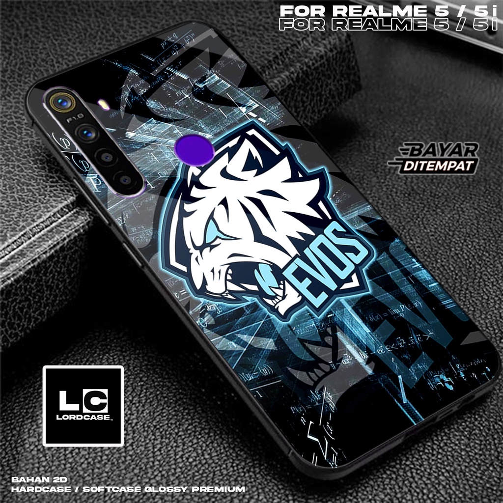 Case REALME 5 / REALME 5i - Casing Hp Terbaru 2023 Case lord case14 [ case EVOS ] Silikon Hp Mewah -