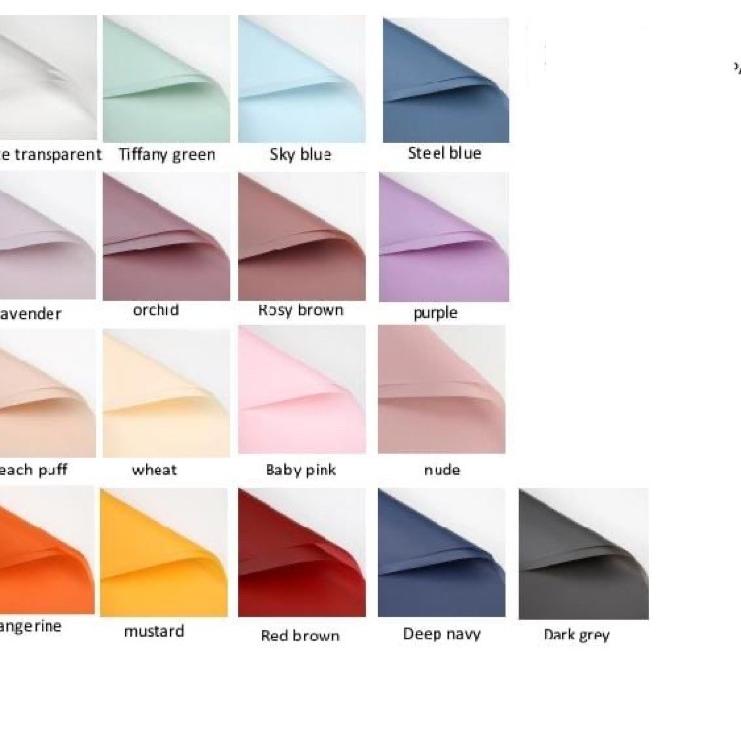 

High Quality kertas Bunga (20lembar)/All new full color cellophane/Wrapping paper/kertas bunga murah