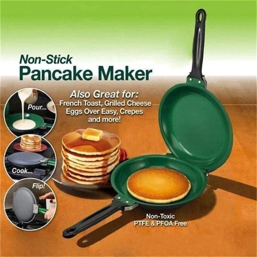 Solighter Wajan Penggorengan Hijau Dengan Lapisan Keramik Home Kitchen Pancake Maker