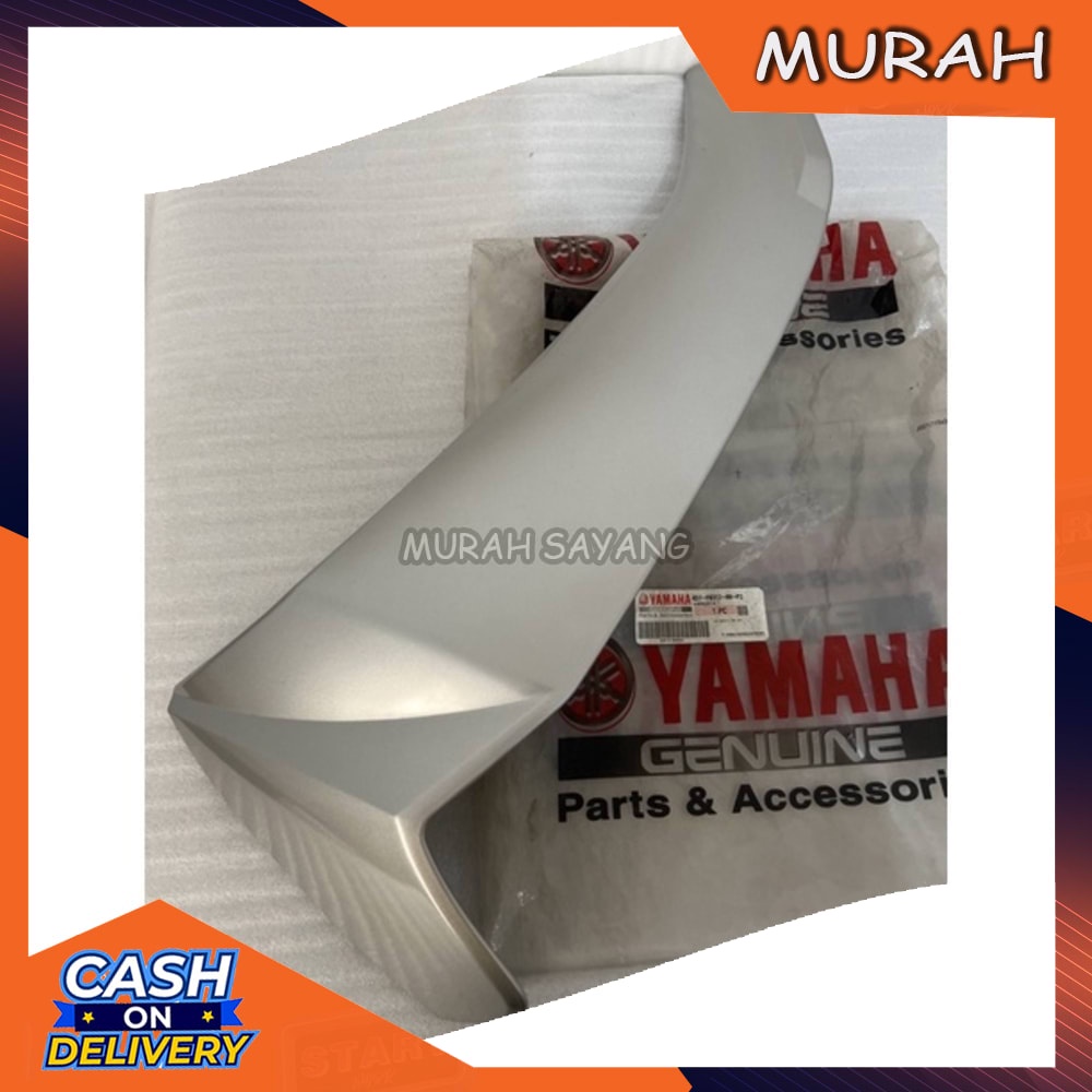 COD Leksil cover Legshield Sayap Luar Kanan YAMAHA Vega R New 2006 Silver ORIGINAL 4D7-F8312-00-P2 m