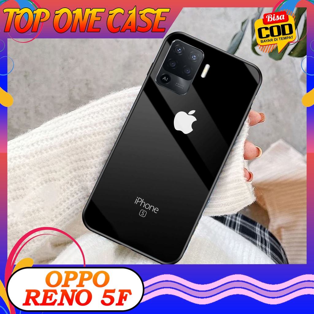 Case OPPO RENO 5F - Casing OPPO RENO 5F Terbaru Top One Case [ MOTIF BRANDED ] Casing Hp OPPO RENO 5
