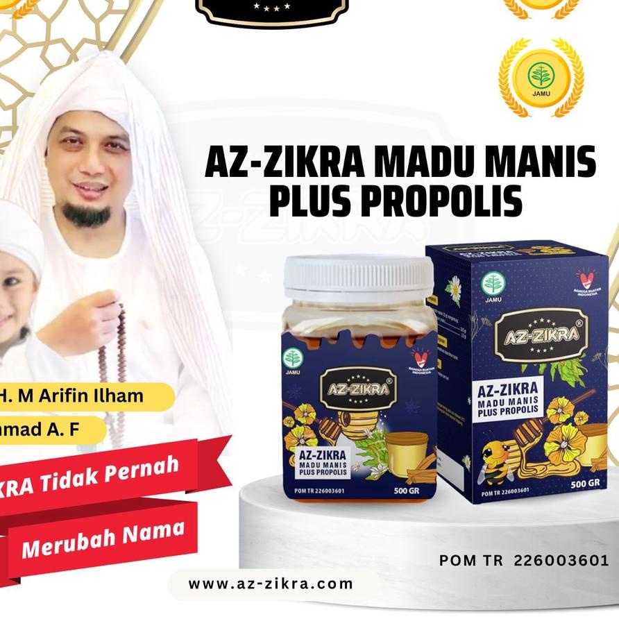 

➷ Azzikra Hutan Super / Azzikra Manis plus propolis 500gr Asli ✩