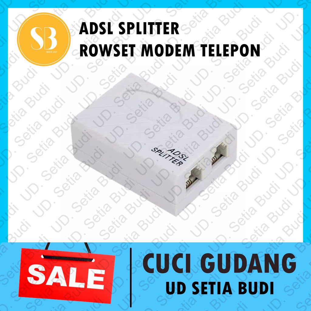 ADSL Splitter Rowser Modem Telepon ADSL