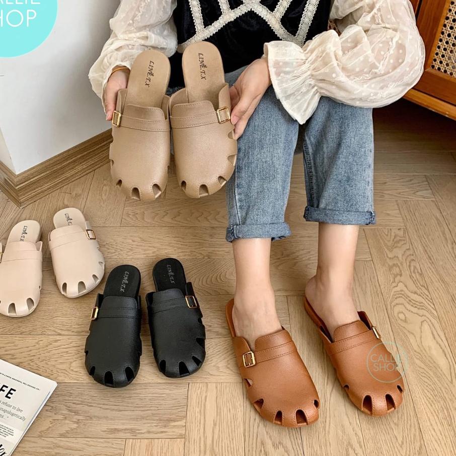 ✨Terbaru✨ Sandal Mules Bustong Croco LineTX 2666 BUSCRDL gas 