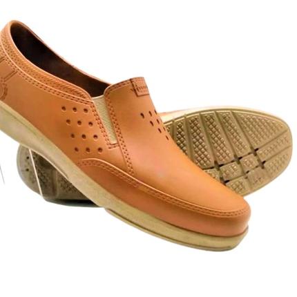 Sale✅⭐-Sepatu Pantofel Karet Pria ATT AWK 557 Hitam - Coklat Muda -Coklat Tua