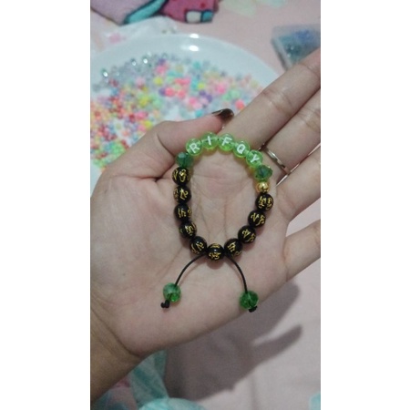 gelang lato-lato viral_gelang nama Cristal ceko
