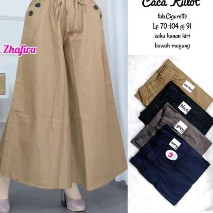 Paling Diminati Kulot Panjang Payung Bahan Katun Carete Tebal