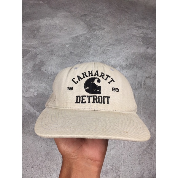 carhartt x starter (Detroit starter cap cream)