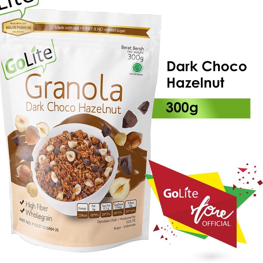 

☼ Granola GoLite Dark Choco Hazelnut Toasted Muesli 300g ☪