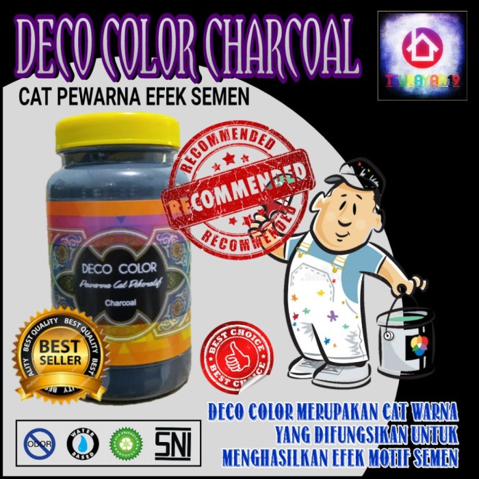 

Pewarna Cat Dekoratif - Deco Color Charcoal - Kemasan 350 Ml