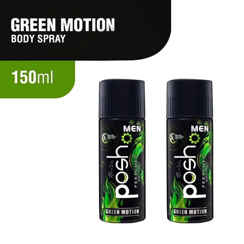 POSH MEN BODY SPRAY GREEN MOTION 150gr