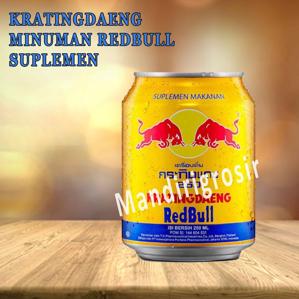 KRATINGDAENG* MINUMAN SUPLEMEN* REDBULL 250ML