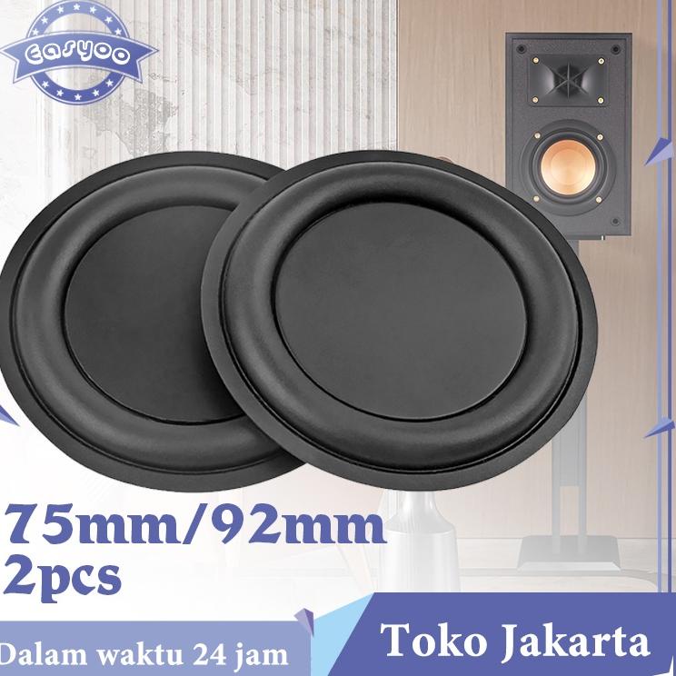 Termurah Isi 2 Bass Pasif Radiator 75mm 92mm Subwoofer Passive Radiator Bass Radiator Pasif