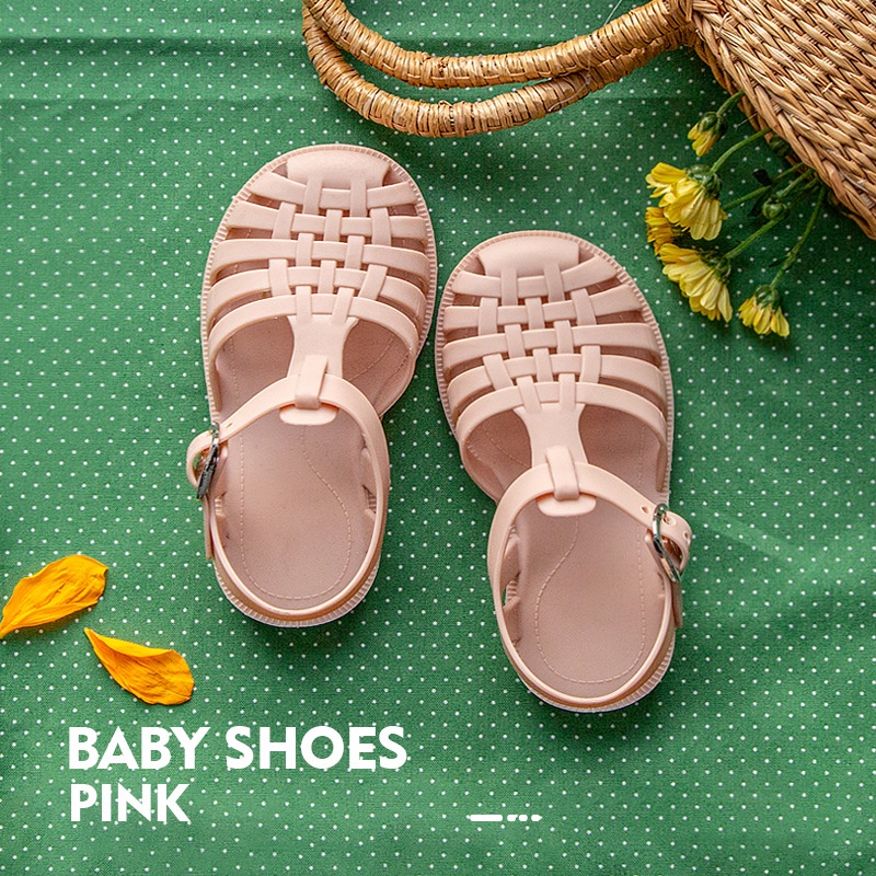 Sandal BELLA Anak Perempuan Bayi Size 22 - 31 1 Tahun - 7 Tahun Wanita Premium Import Selop Karet Anti Selip Fashion Korea Jepang Gadis Sepatu Jepit Wangi Permen