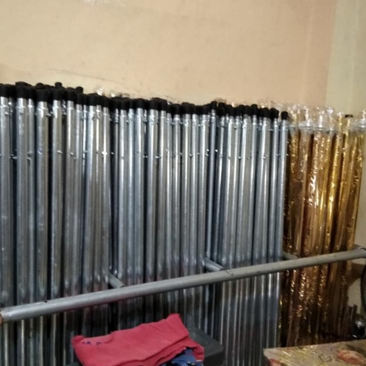 ♥ [TERMURAH ] TIANG BESI GALVANIS ANTENA/BENDERA/WIFI/PARABOLA/TIANG SERBAGUNA 3M ➣
