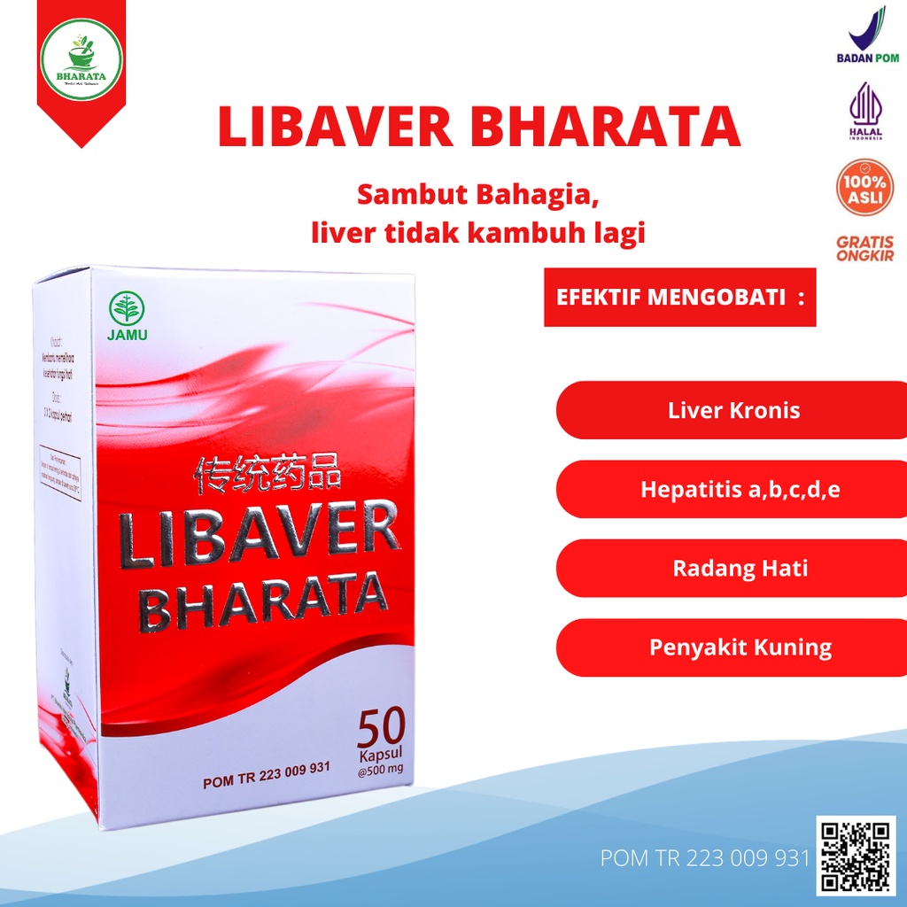 Jual Libaver Bharata Obat Liver Hepatitis A B C D E Herbal Liver