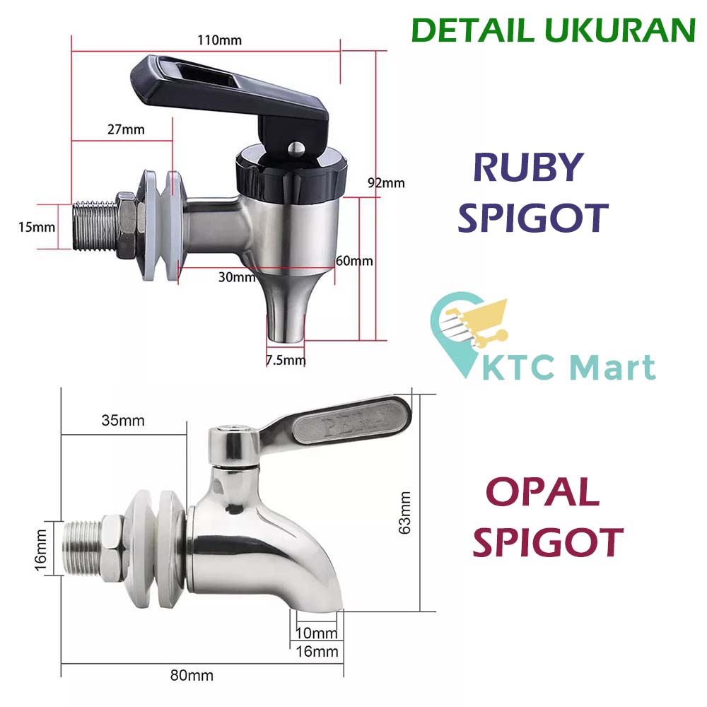 KTCmart - Keran Dispenser Air/ Kran Water Dispenser/ Keran Water Jug Milktea Kran Dispenser Kran Drink Jar Spareparts