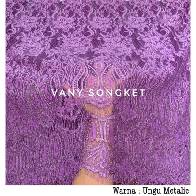 Terlaris Populer Kebaya Fatmawati 3D Metalic Terbaru 2020 Vany Songket