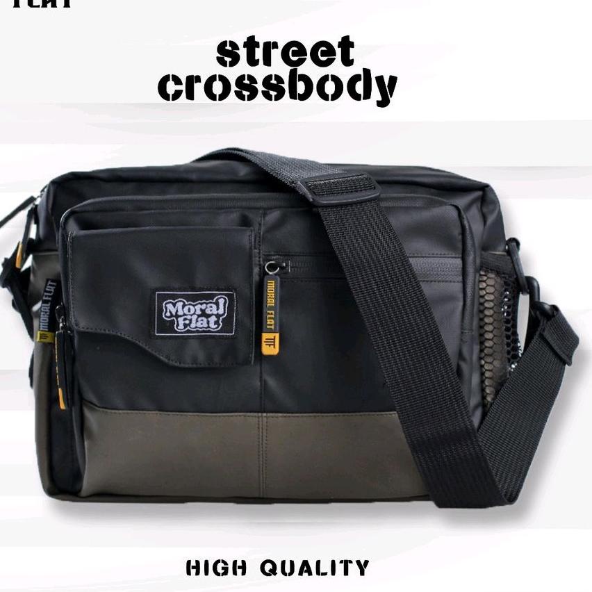 ♔ Moral Flat Official-Tas Selempang Casual-Tas Anti Air-Shoulder Bag ✪