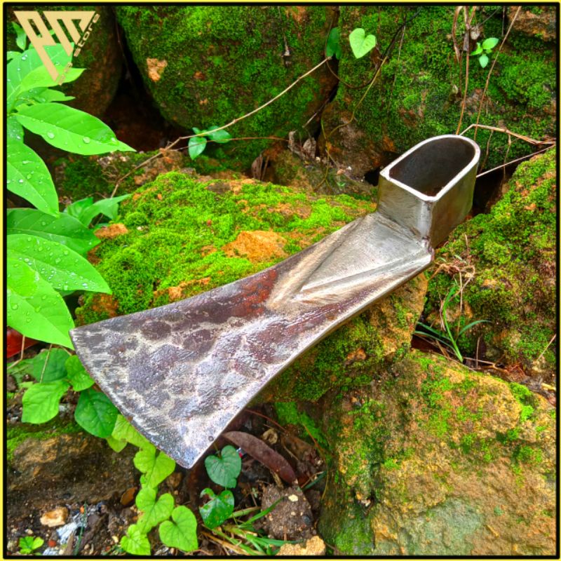 Ganco tanah asli baja tebal - ganco sawah - cangkul ganco - cangkul