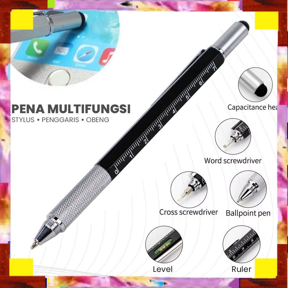 

Termurah Cuci Gudang Pena Stylus Penggaris Obeng - MYC65 - BlackTermurah Cuci Gudang