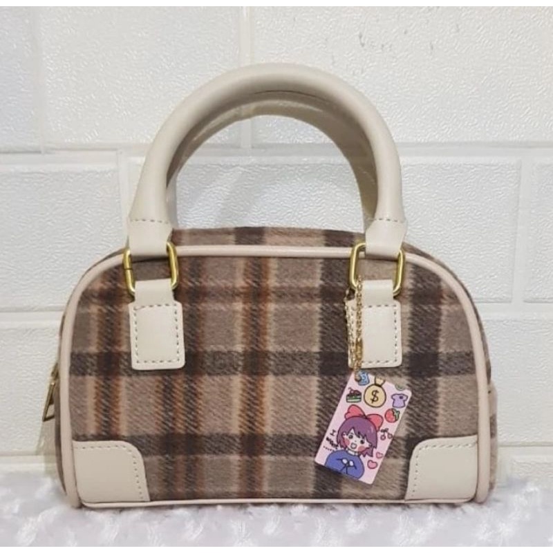 Tas Fashion Wanita Korea Import Kotak Kotak