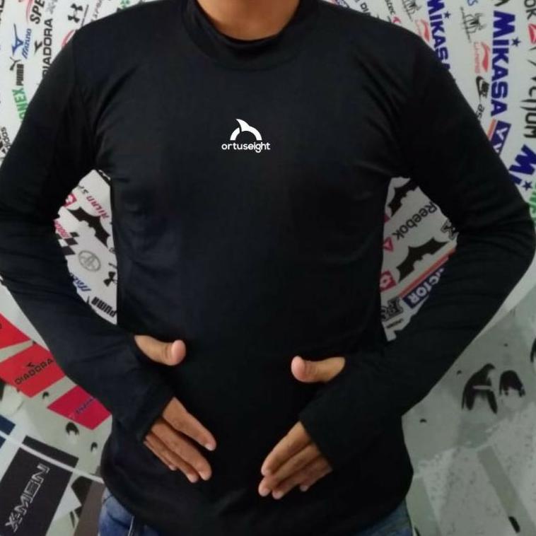 TERBAIK U85 Baju manset pria dalaman baju olahraga pria dan wanita manset olahraga menset cewek 𝕷