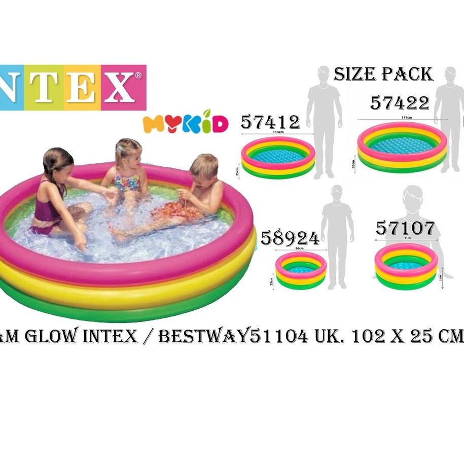 ⅎ Kolam Anak Intex / Kolam Karet Intex /Kolam Renang intex ➤