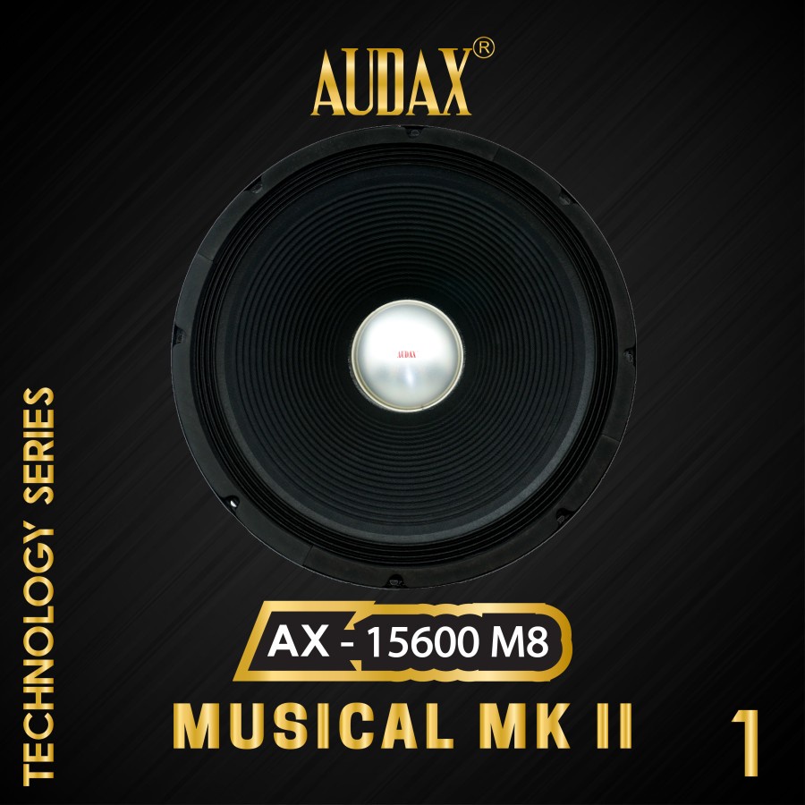 Audax - Speaker Pasif 15" AX-15600 M8 Technology Series Musical MKII