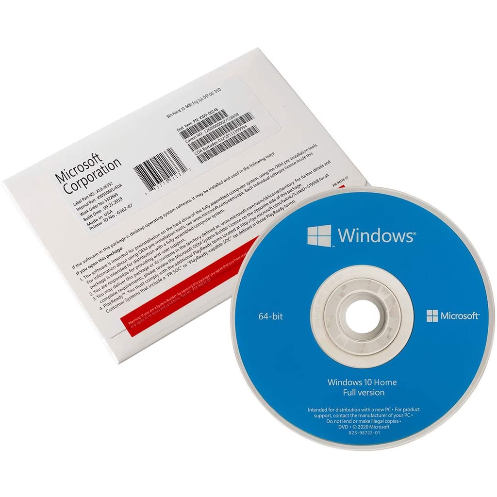 Microsoft Windows 10 Home 64bit 64 bit