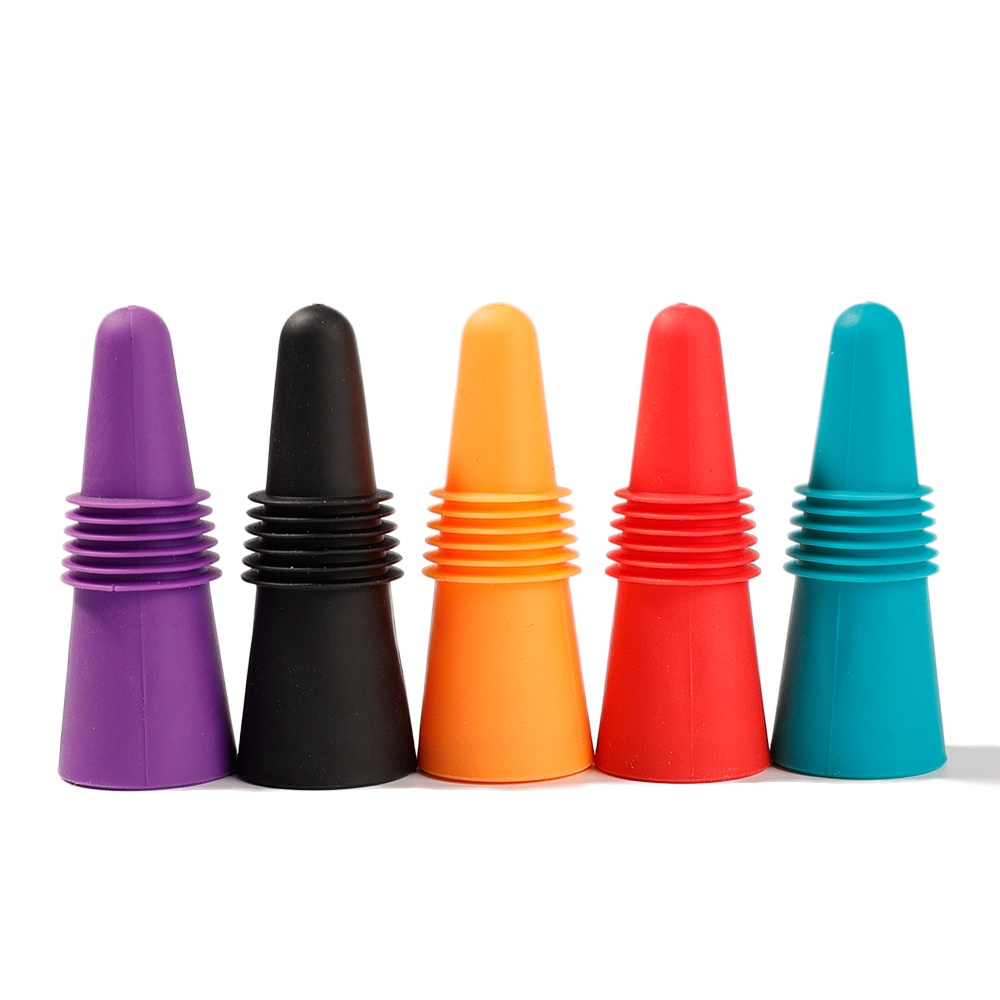 [Harga Grosir] 1PC Multicolor Silikon Champagne Stopper Vacuum Sealed Whisky Bottle Cap Universal Bottle Plugs Reusable Wine Bottle Stoppers Aksesoris Bar Dapur