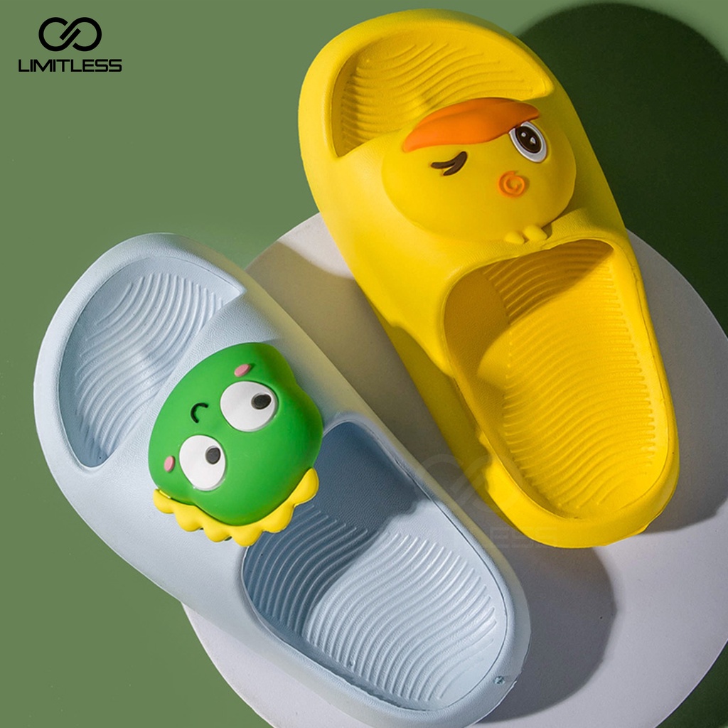 Sandal Selop Anak Prempuan Laki Laki GUMMY Sendal Anak Cewek Cowok Empuk Anti Slip