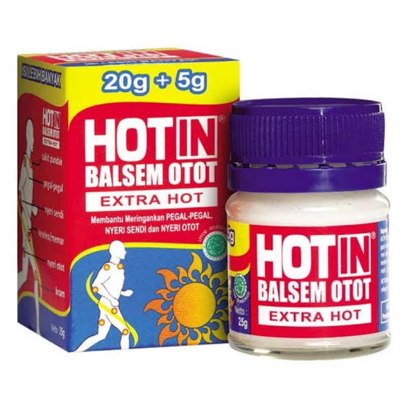Hot in cream 60gr(botol)/original/aromatherapy/strong/hotin cream/Balsem Hotin / balsem