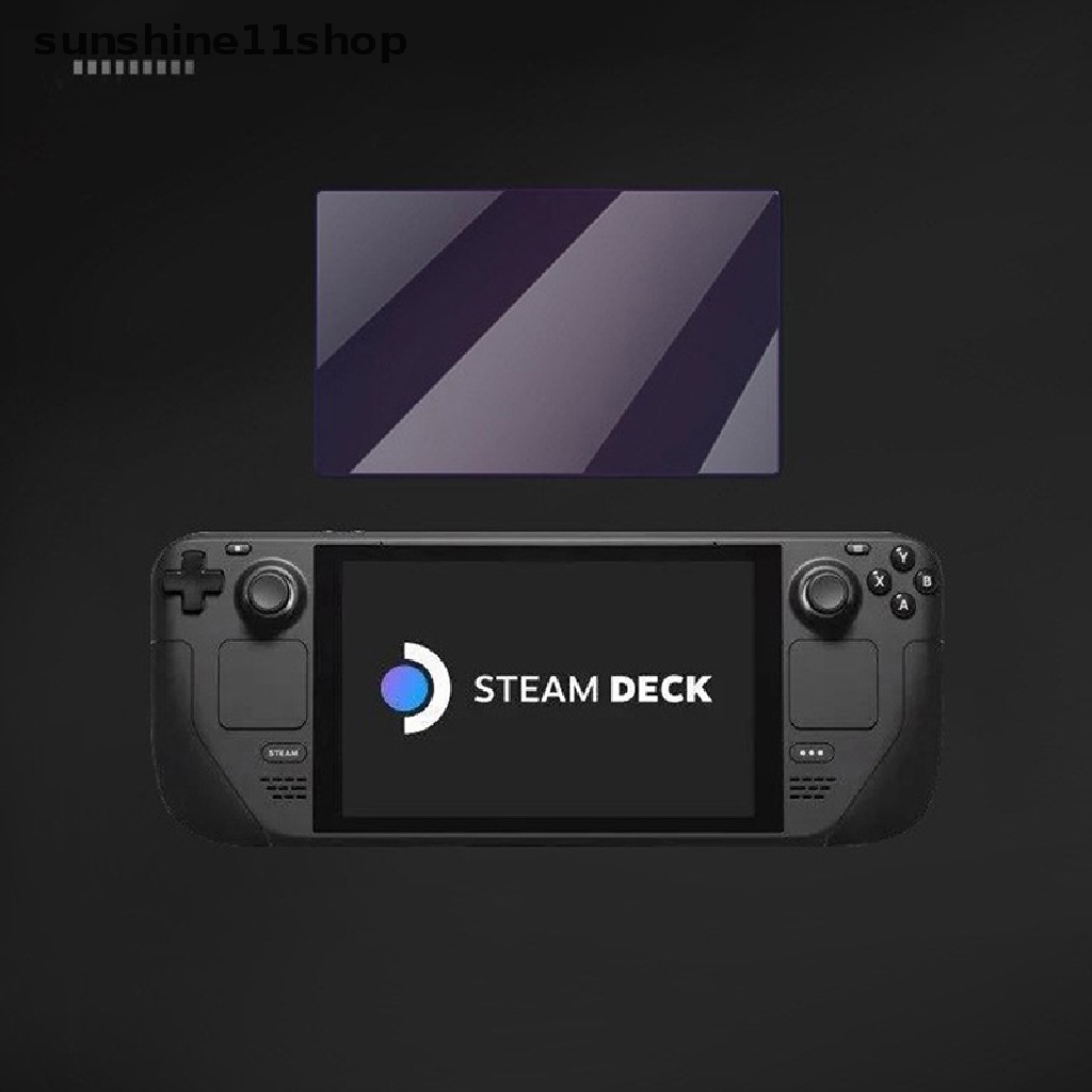Sho For Steam Deck 7 ''2022 Pelindung Layar Tempered Glass Transparan HD Bening Kaca Anti Gores Untuk Steam Deck Aksesoris N