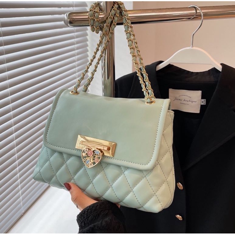 Tas Selempang Kulit Wanita Tas Cewek Slingbag Mini Messenger Bag NJ202