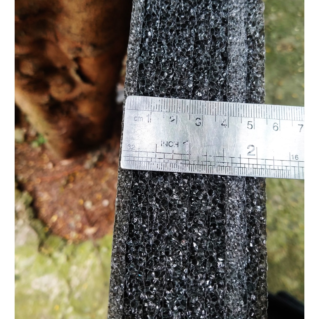 GARANSI (NCIS) BUSA PACKING PE FOAM POLYBOANDING POLYETHILENE POLYFOAM HITAM PUTIH