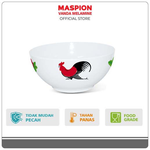 Maspion Vanda Melamin Mangkok Isit 6 Inch Ayam