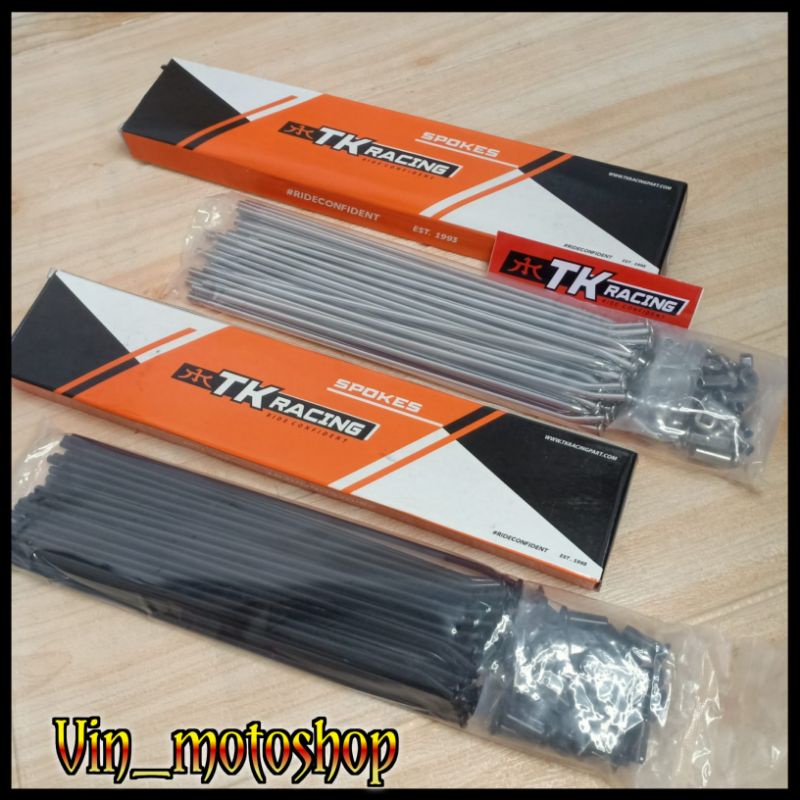 jari jari TK Racing Original buat motor KLX150 DTRACKER Ring Velg 18 dan 21 hole 36