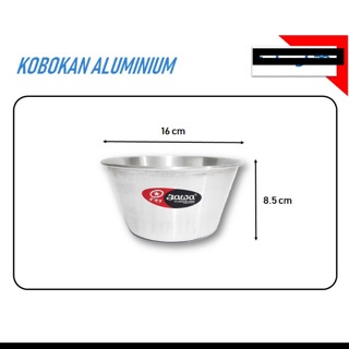 Kobokan / waskom / panci tim aluminium 16 cm Jawa