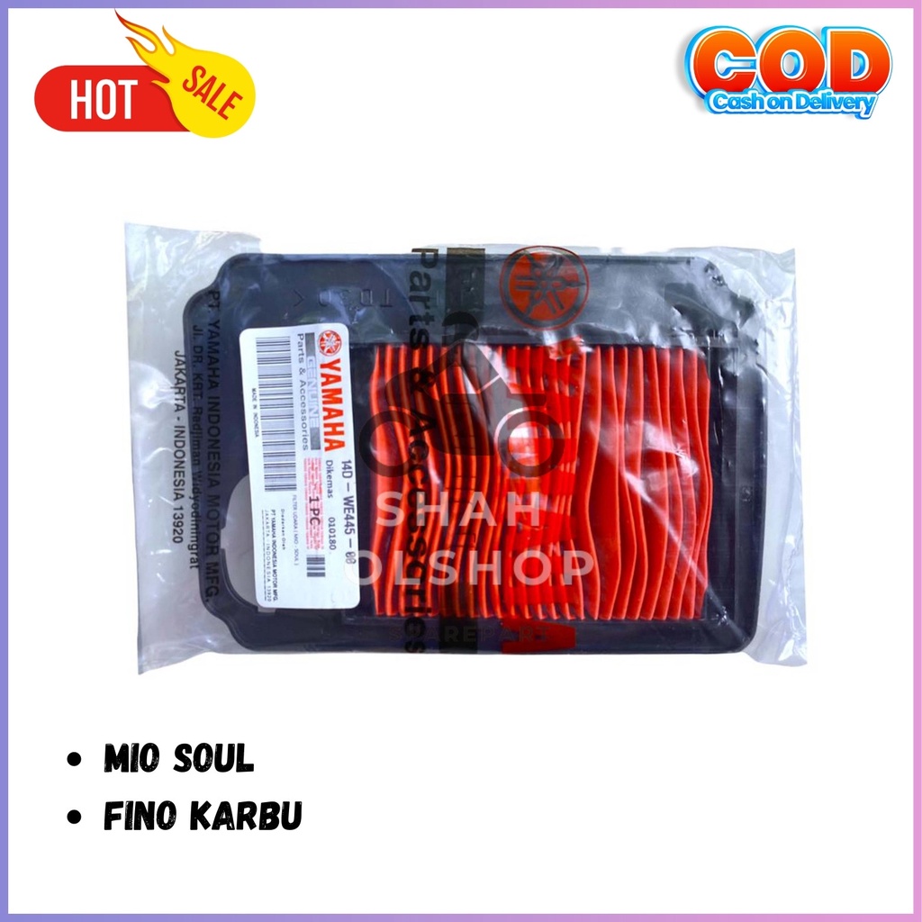 FILTER UDARA MIO SOUL / FILTER SARINGAN UDARA MIO SOUL KARBU FINO KARBU / FILTER MIO SOUL FINO KARBU