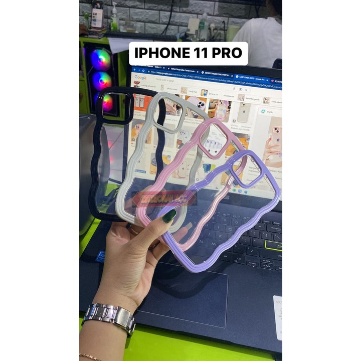 CASING CURLY EDGE ( IPHONE 11 PRO ) CASE KELUARAN TERBARU 2023 - ISTIQOMAH ACC