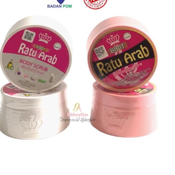 ❋ Bibit Ratu Arab Lotion kemasan baru | Lulur Body Scrub Ratu Arab Original  ❃