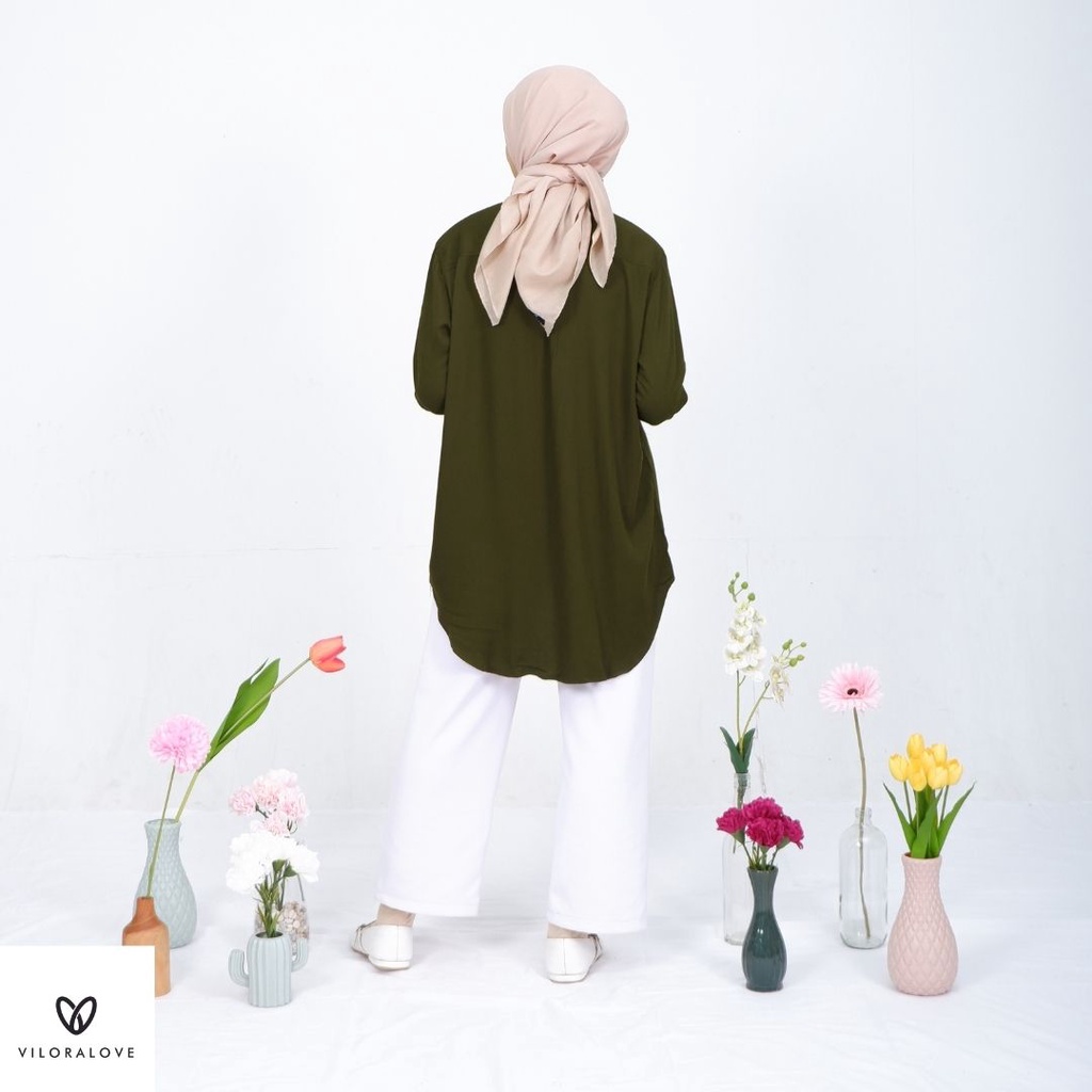 Viloralove Shirt - Kemeja Oversized