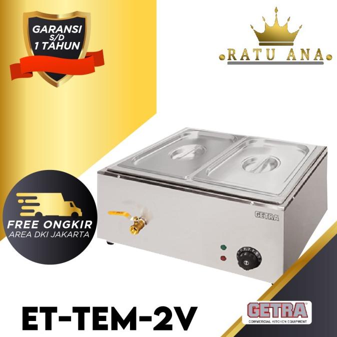 

GETRA BAIN MARIE COUNTER ET-TEM-2V / ET TEM 2V / ETTEM2V