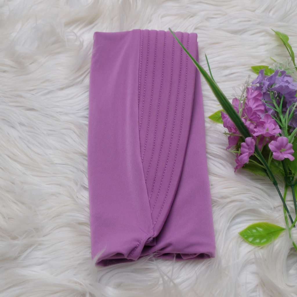 Jilbab Sport Jilbab Instan Hijab Sport Jersey Premium Olahraga Volly Basket Futsal UK S M L-LAVENDER