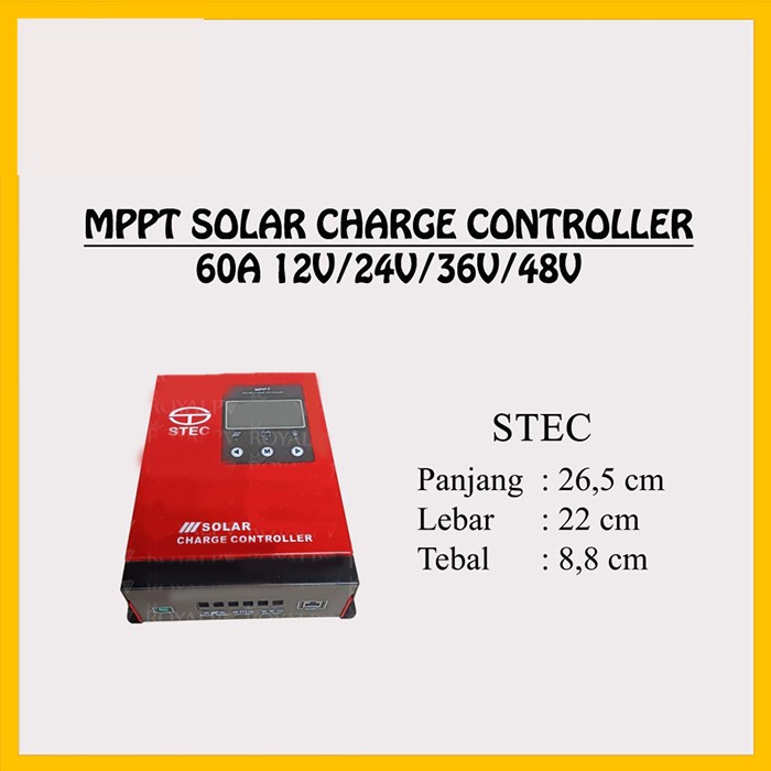 PROMO Solar Charger Controller MPPT 60A STEC