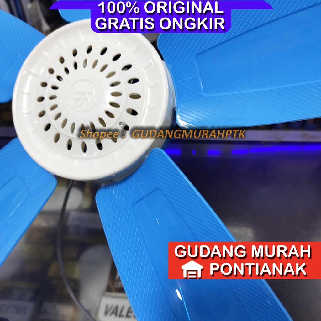 Kipas angin gantung minifan helifan  40w 5 sayap empat daun kipas baling mini fan hely fan