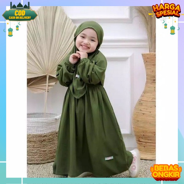 Baju Gamis Anak Muslim Rara Maxy Kids Fashion Perempuan Remaja Cewek Putri Modern Terbaru Pakaian Dr
